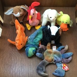 COPY - 8 Beanie Babies - Lot#3